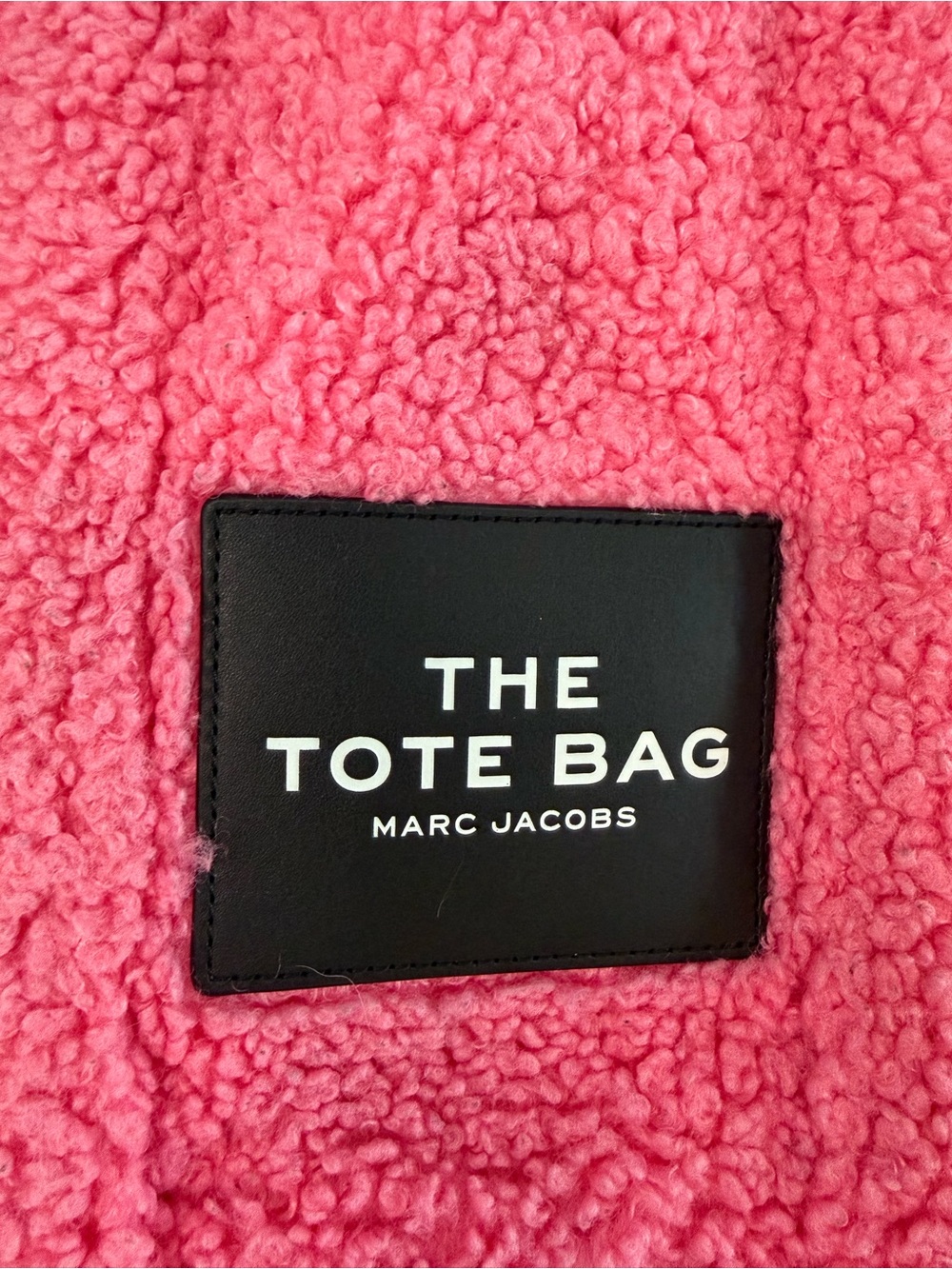 Marc Jacobs Pink Sherpa Mini Tote Bag - Picture 2 of 11